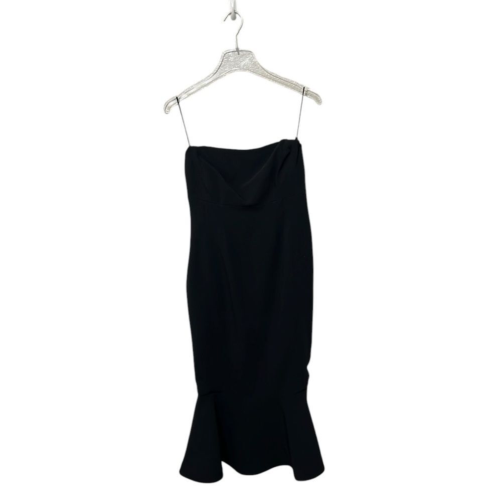 Cinq à Sept Strapless Square Neckline Midi Length Dress Size 2